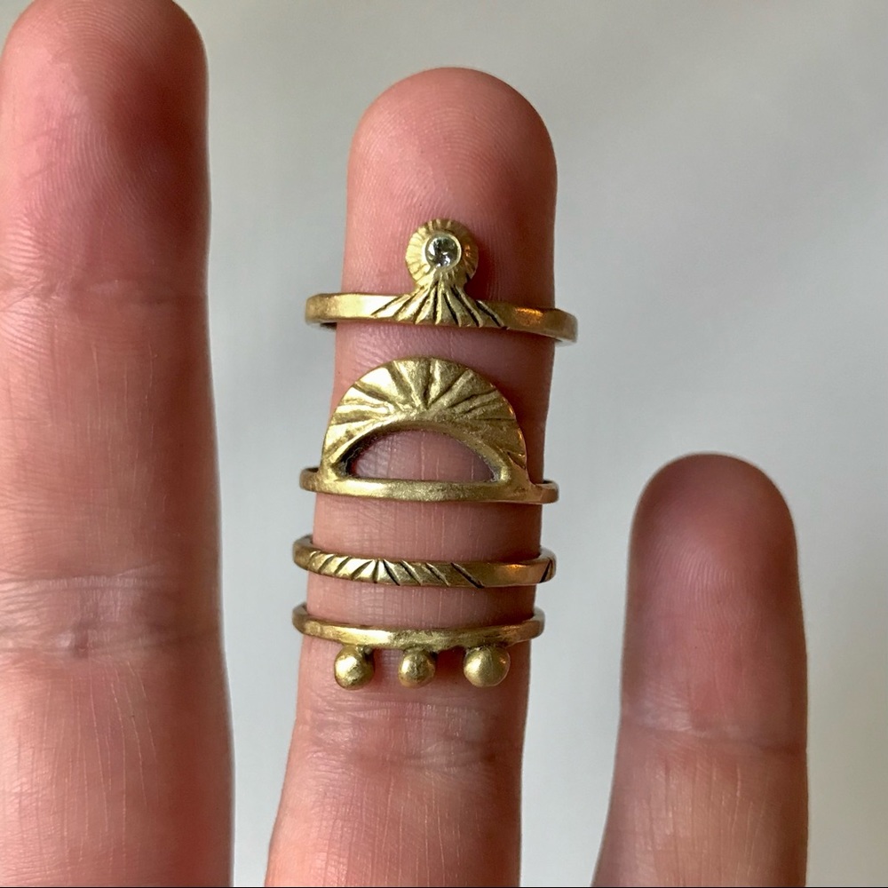 Amanda Hunt Totem Rings, Lot of 4